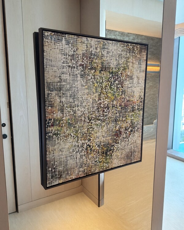 Artwork by Wilson Lin featured in the luxury suites of Capella Hotel Taipei, a 5-star hotel.