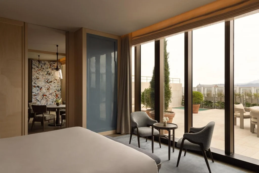 Artwork by Wilson Lin featured in the luxury suites of Capella Hotel Taipei, a 5-star hotel.